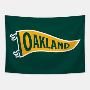 Oakland Pennant - Green 2 Tapestry