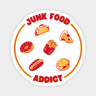 Junk Food Addict Magnet