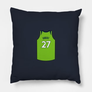 Rudy Gobert Minnesota Jersey Qiangy Pillow