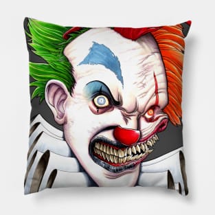 Hodgepodge the Clown Pillow