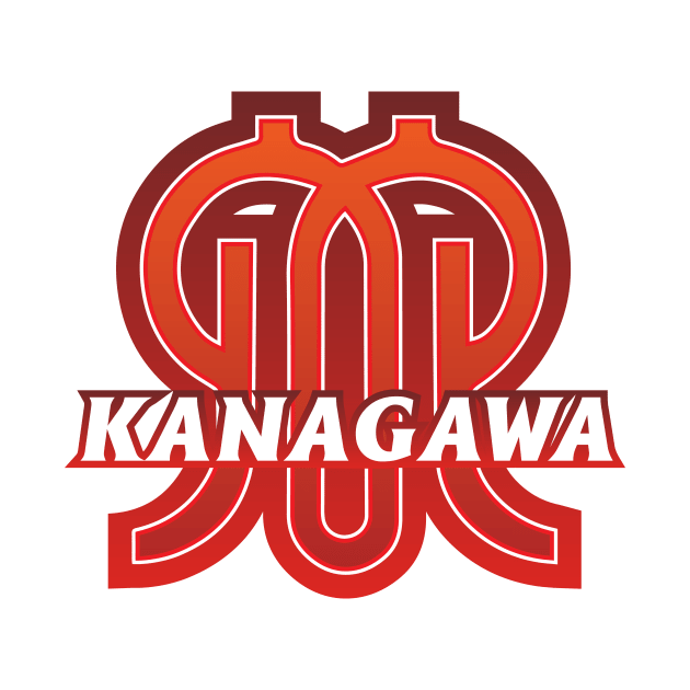 Kanagawa Prefecture Japanese Symbol by PsychicCat