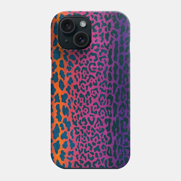 Animalier- Leopard Print- Bright Phone Case by Pamelandia