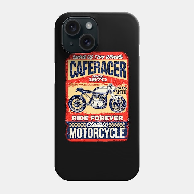 CAFERACER Phone Case by KANDIM'S Studio