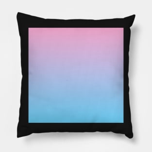 Pink-blue ombre gradient Pillow