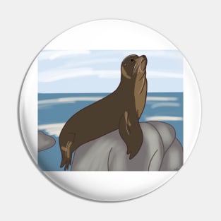 California Sea Lion Pin