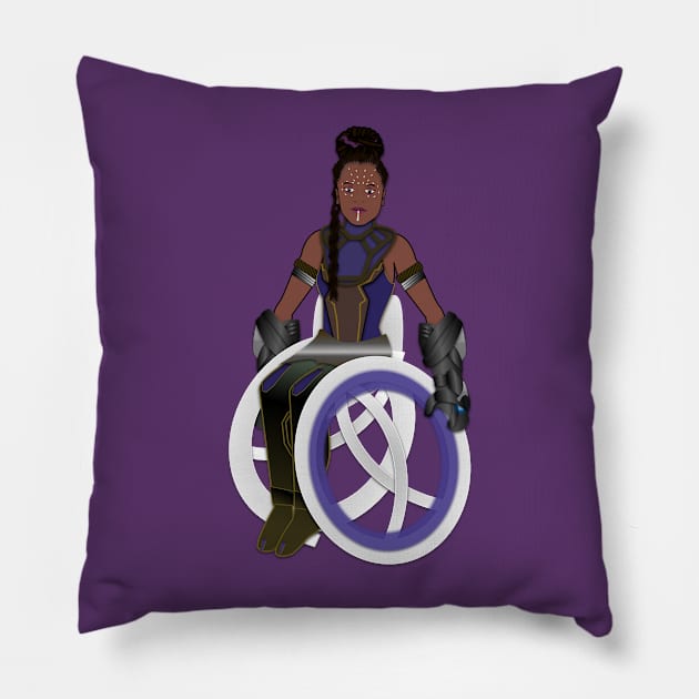 Rolling Shuri Pillow by RollingMort91