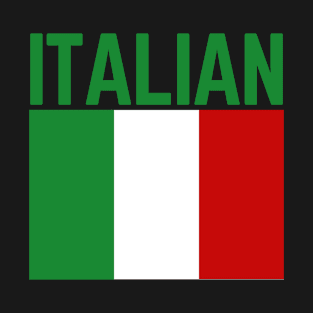 Italian Flag Design T-Shirt