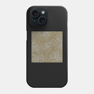 Gray marble stone with dark veins Phone Case