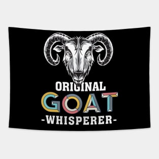 Original Goat Whisperer Goats Farming Gift Tapestry