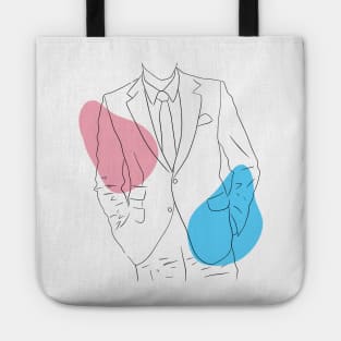 trans man illustration Tote