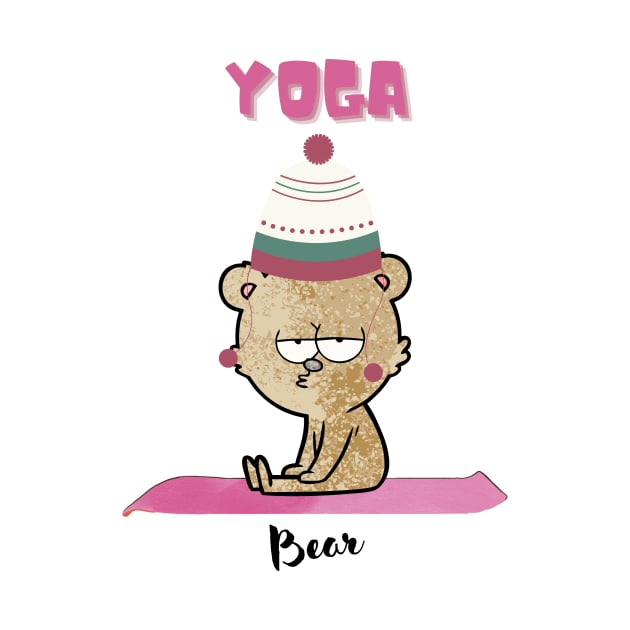 Yoga bear by JLBCreations