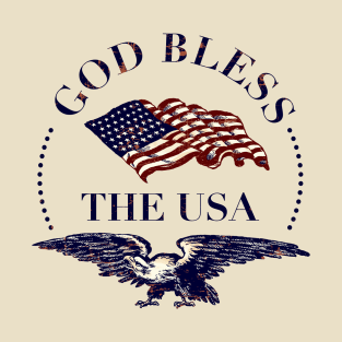 God Bless America Vintage T-Shirt