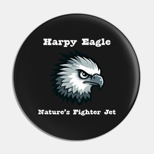 Harpy Eagle Bird of Prey Pin