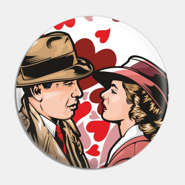 Casablanca Pin by Jamie Lee Art