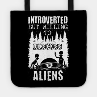 Alien Ufo Introverted Tote