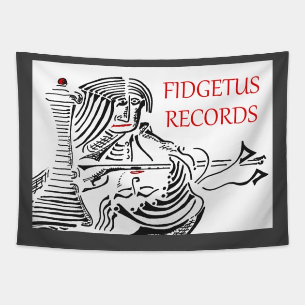 Fidgetus Records Tapestry by Gregg Standridge