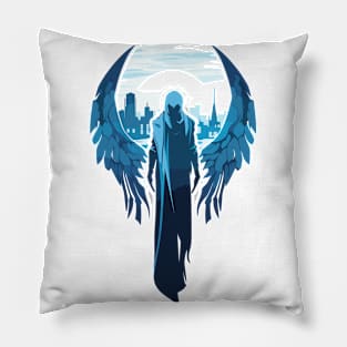 Angel Darkness Fantastic Otherworldly Creature Pillow