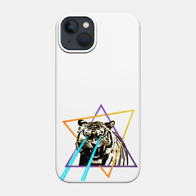 Laser Tiger - Tiger - Phone Case