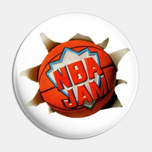 NBA JAM - vintage/worn out look Pin