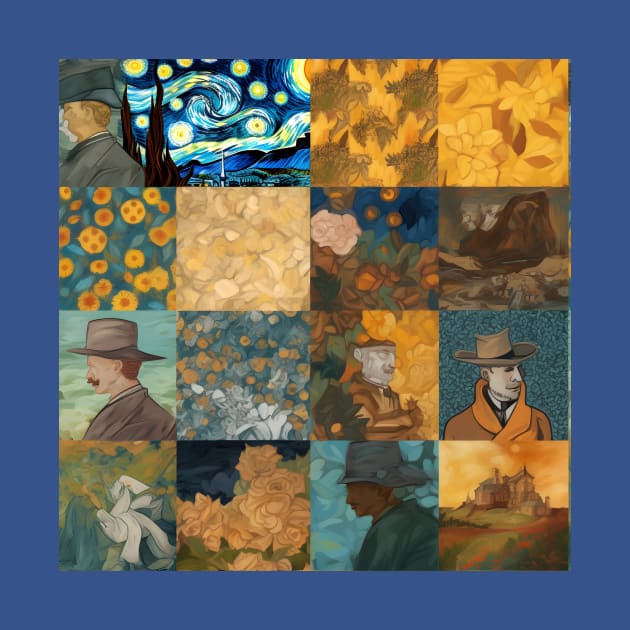 Van Gogh Paintings Mashup by Grassroots Green