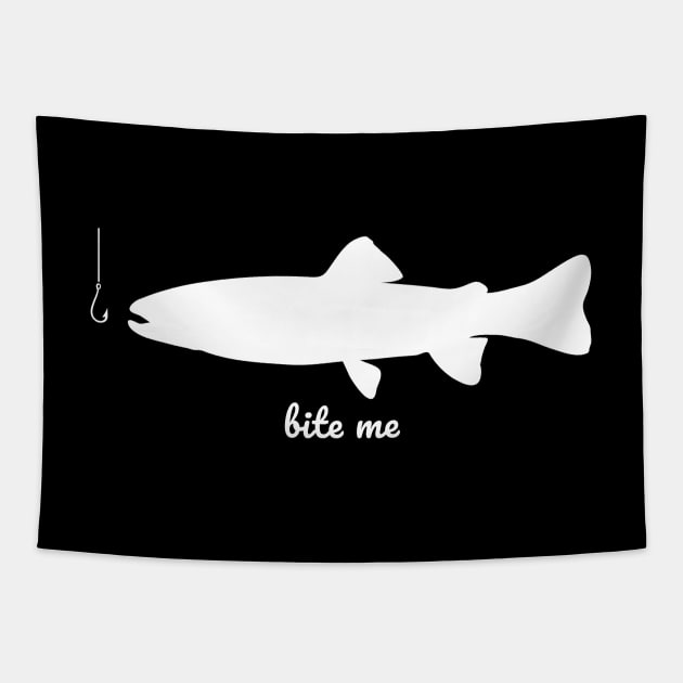 Bite me - Fishing Tapestry by Clouds