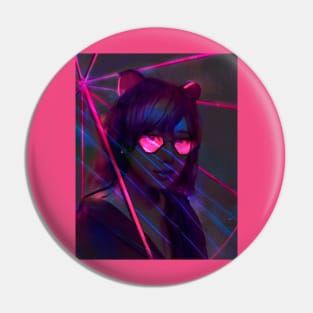 Cyberpunk girl Pin