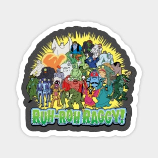 Scooby's Villains Magnet