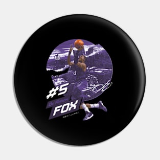 De'Aaron Fox Sacrato City Emblem Pin