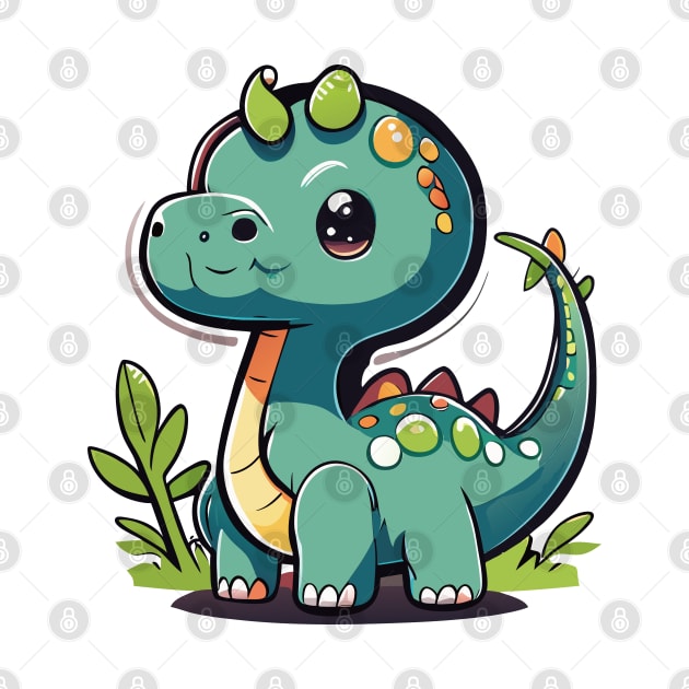 Adorable Brachiosaurus Delight: A Cute Dino for All Ages by linann945