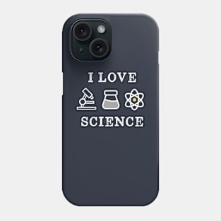 I Love Science Retro Vintage Phone Case