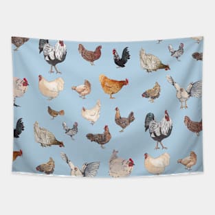 Chicken Happy Tapestry