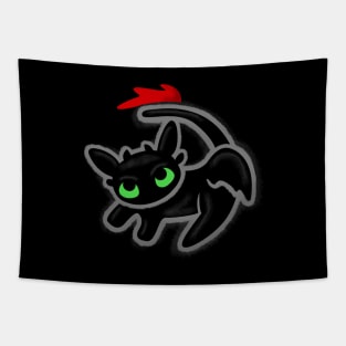 The Toothless King Tapestry