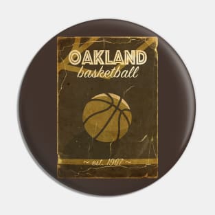 COVER SPORT - OAKLAND BASKETBALL EST 1967 Pin