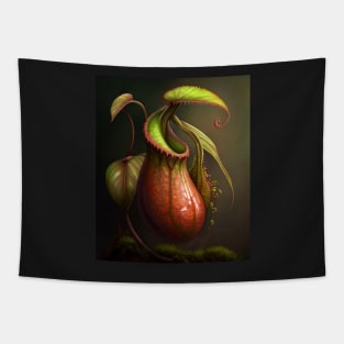 Funny Graphic Pitcher Plant Art Cool Nepenthes Carnivores Gift Tapestry