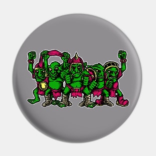 Fantasy Football Goblin Team - Pink Pin