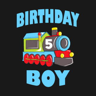 Kids Boys 5th Birthday Shirt, Birthday Boy, Kids 5 Years Old T-Shirt