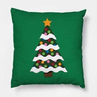 Felt Christmas Tree Pillow