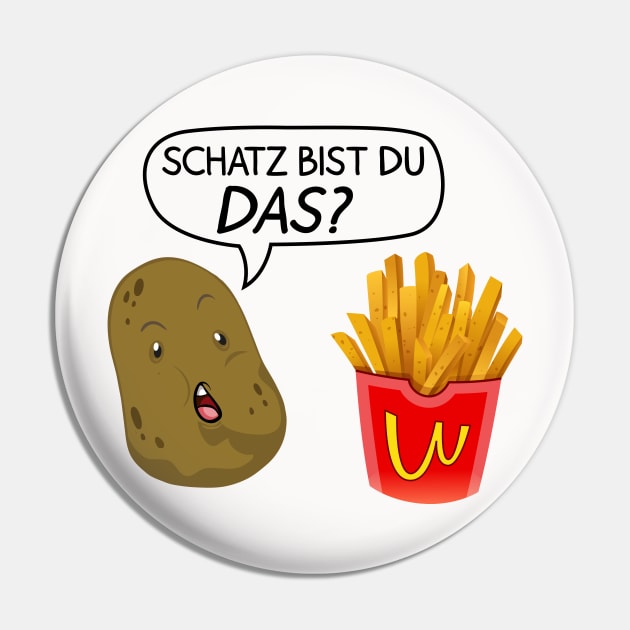 Schatz bist du das? Kartoffel und Pommes Tüte Pin by SinBle