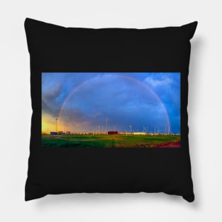 rainbow panorama Pillow