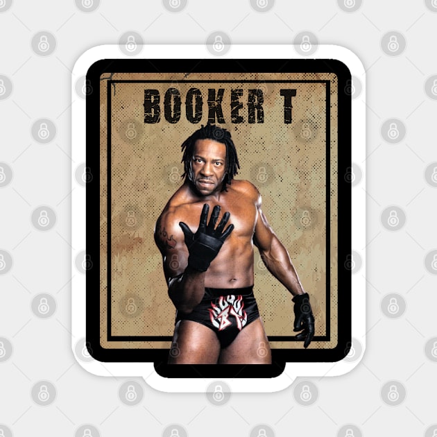 Booker T - Art Drawing Magnet by katroxdesignshopart444