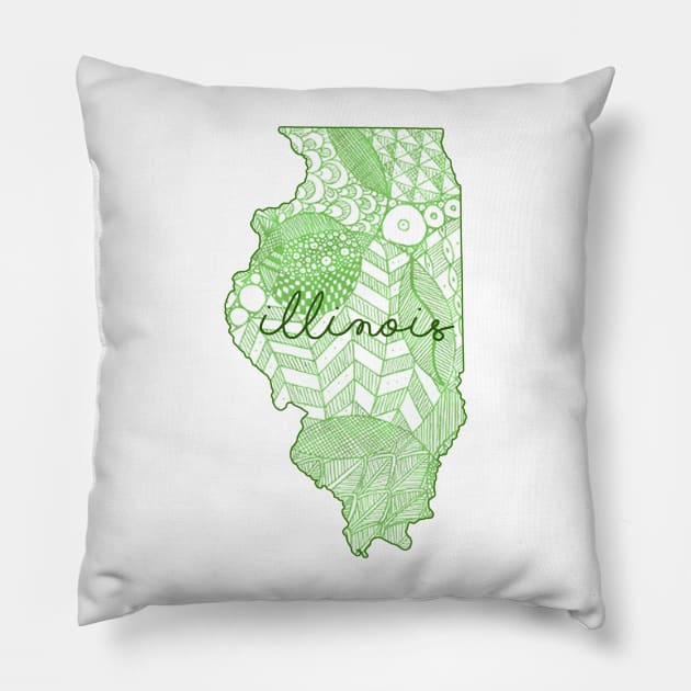 Illinois Pillow by ally1021