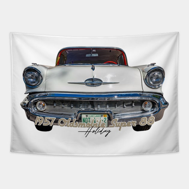 1957 Oldsmobile Super 88 Holiday Tapestry by Gestalt Imagery