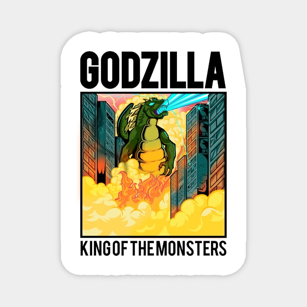 Godzilla Magnet by PenPencils