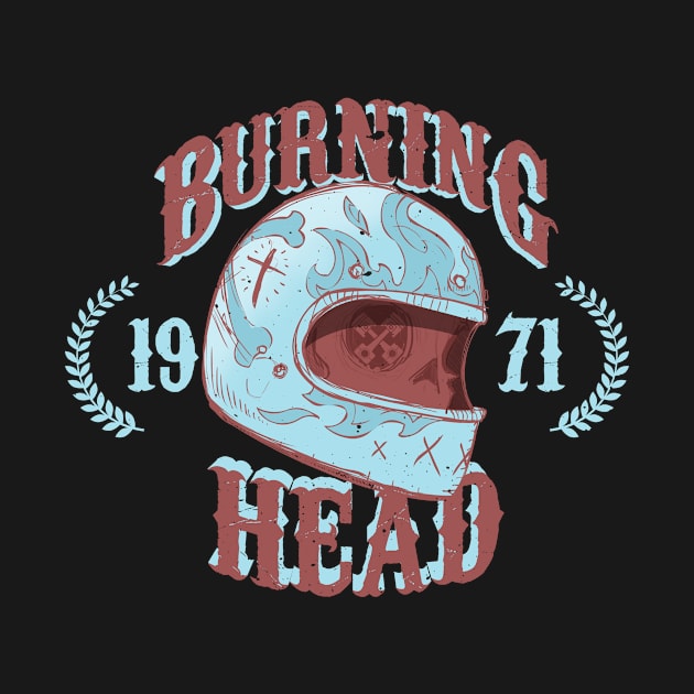 Burning Head by Bishok