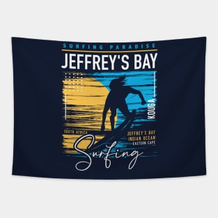 Retro Jeffrey's Bay South Africa Surfing // Surfers Paradise // Vintage Surfing Tapestry