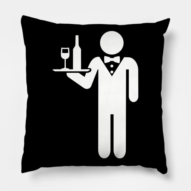 Waiter Pillow by Designzz