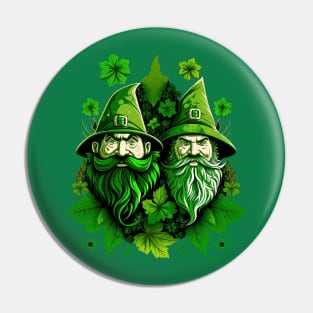 Gnomes St. Patrick's Day Pin
