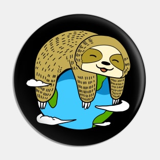 Sloth World Pin