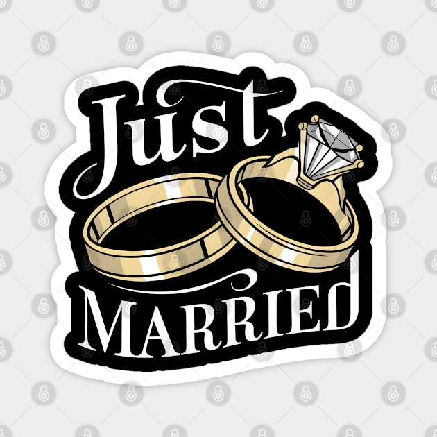 Just Married Magnet by MakerMind8.2