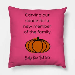 Pumpkin Baby Announcement (Fall 2024) Pillow